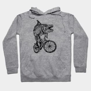 SEEMBO Tiger Fish Cycling Bicycle Cyclist Bicycling Biking Hoodie